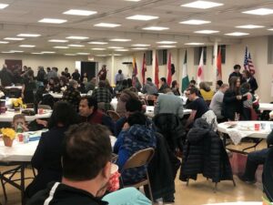 Pilgrim hosts many UWS international students’ dinners over the years. It is a wonderful way to meet our community neighbors and taste delicious food! 