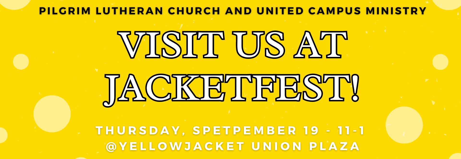 Visit us at JacketFest!